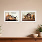 Set Of Two By Grace 4 White Framed Print Kitchen Wall Art