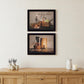 Set Of Two Amazing Grace Americana Black Framed Print Wall Art