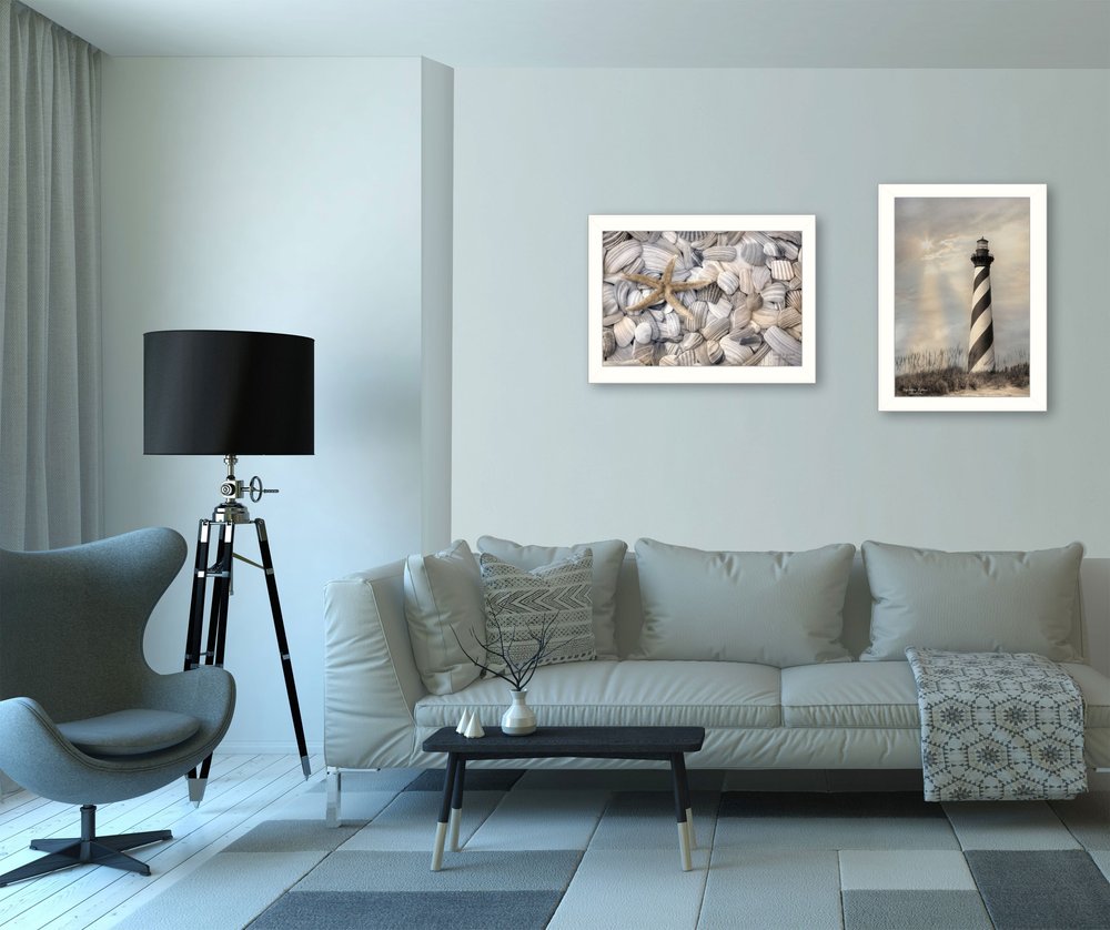 Set Of 2 Rectangle Paper Not Flowers Beach & Ocean Not Entertainment & Fashion U.S. States And Territories No Season No Holiday By