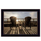 Set Of Two By The Sea 1 Black Framed Wall Art