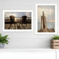 Set Of Two By The Sea 2 White Framed Print Wall Art