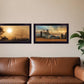 Set Of Two Light of a New Day 1 Black Framed Print Wall Art