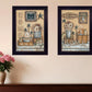 Set Of Two Where Family and Friends Gather II 1 Black Framed Print Wall Art