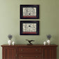 Set Of Two Hot Bath 2 Black Framed Print Bathroom Wall Art