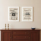 Set Of Two Friendship Journey 3 White Framed Print Kitchen Wall Art