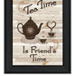 Set Of Four Friendship 1 Black Framed Print Kitchen Wall Art