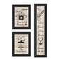 Set Of Three The Kitchen Collection I 2 Black Framed Print Kitchen Wall Art