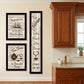 Set Of Three The Kitchen Collection II 3 Black Framed Print Kitchen Wall Art