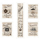 Set Of Five Kitchen Friendship 2 Black Framed Print Kitchen Wall Art