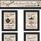 Set Of Five Kitchen Friendship Collection II 2 Black Framed Print Kitchen Wall Art