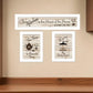 Set Of Three Kitchen Friendship Collection III 2 White Framed Print Kitchen Wall Art