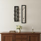 Set Of Two Come On In with Seven Peg Mug Rack 1 Black Framed Print Kitchen Wall Art