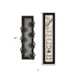 Set Of Two Come On In with Seven Peg Mug Rack 2 Black Framed Print Kitchen Wall Art