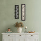 Set Of Two Come On In with Seven Peg Mug Rack 3 White Framed Print Kitchen Wall Art