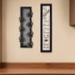 Set Of Two Come On In with Seven Peg Mug Rack 2 Black Framed Print Kitchen Wall Art