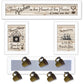 Set Of Four Kitchen Collection VI with Seven Peg Mug Rack 2 Black Framed Kitchen Wall Art