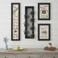 Set Of Four Kitchen Collection VII with Seven Peg Mug Rack 2 Black Framed Print Kitchen Wall Art