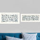 Set Of Two Thank You Lord 1 White Framed Print Wall Art