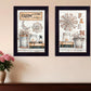 Set Of Two Farm Living 1 Black Framed Print Wall Art
