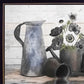 Set Of Two Floral with Tin Ware 2 Black Framed Print Wall Art