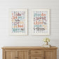 Set Of Two Who You Think 1 White Framed Print Wall Art