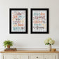 Set Of Two Who You Think 2 Black Framed Print Wall Art