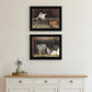 Set Of Two Bacon and Eggs 2 Black Framed Print Wall Art