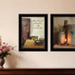 Set Of Two What I Love Most 2 Black Framed Print Wall Art
