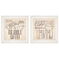 Set Of Two Soak and Unwind 2 White Framed Print Bathroom Wall Art