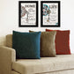 Set Of Two Life or Home 2 Black Framed Print Wall Art