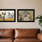 Set Of Two Down on the Farm 2 Black Framed Print Wall Art