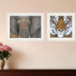 Set Of Two Wildlife II 1 White Framed Print Wall Art