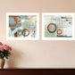 Set Of Two Balance this I and II 1 White Framed Print Wall Art