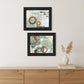 Set Of Two Balance this I and II 2 Black Framed Print Wall Art