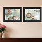 Set Of Two Balance this I and II 2 Black Framed Print Wall Art