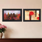 Set Of Two NYC Harmony 2 Black Framed Print Wall Art