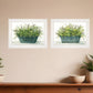 Set Of Two Farm Market Bouquet White Framed Print Wall Art