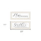 Set Of Two Gather Together 1 White Framed Print Wall Art