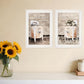 Set Of Two Laundry Room 1 White Framed Print Bathroom Wall Art