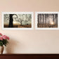 Set Of Two Enchanted Sunrise 1 White Framed Print Wall Art