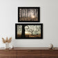 Set Of Two Enchanted Sunrise 2 Black Framed Print Wall Art