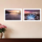 Set Of Two Future Genesis 1 White Framed Print Wall Art