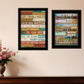 Set Of Two Today Is 2 Black Framed Print Wall Art