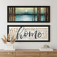 Set Of Two Love or Home 1 Black Framed Print Wall Art