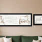 Set Of Two We are Family 1 Black Framed Print Wall Art