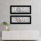 Set Of Two Where Our Story Begins 2 Black Framed Print Wall Art