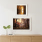 Set Of Two Natures Reflections 1 White Framed Print Wall Art