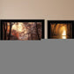 Set Of Two Natures Reflections 2 Black Framed Print Wall Art