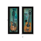 Set Of Two Tune my Heart and I will Sing 2 Black Framed Print Wall Art