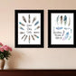 Set Of Two Good Vibes 2 Black Framed Print Wall Art